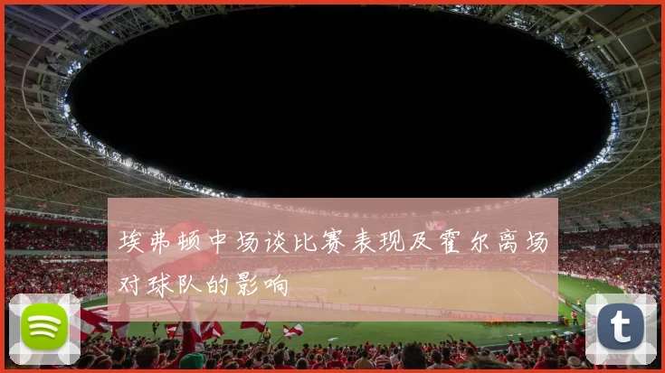 埃弗顿中场谈比赛表现及霍尔离场对球队的影响